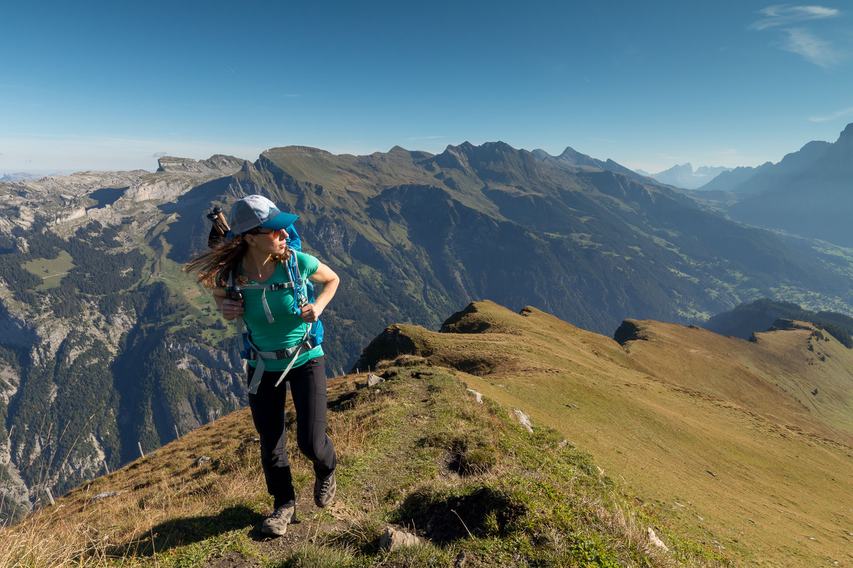 Female Alps Hiker